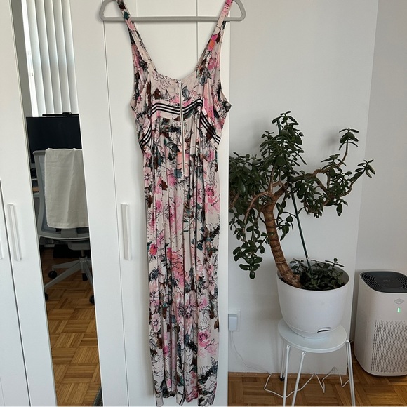 Anthropologie x Plenty by Tracy Reese Pink and White Floral Jumpsuit - Picture 8 of 12